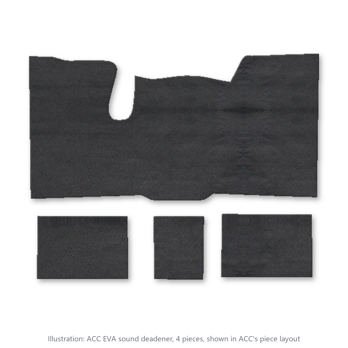 1967-1972 Chevrolet C10 Pickup EVA Sound Deadening Kit - 4-Piece - product image