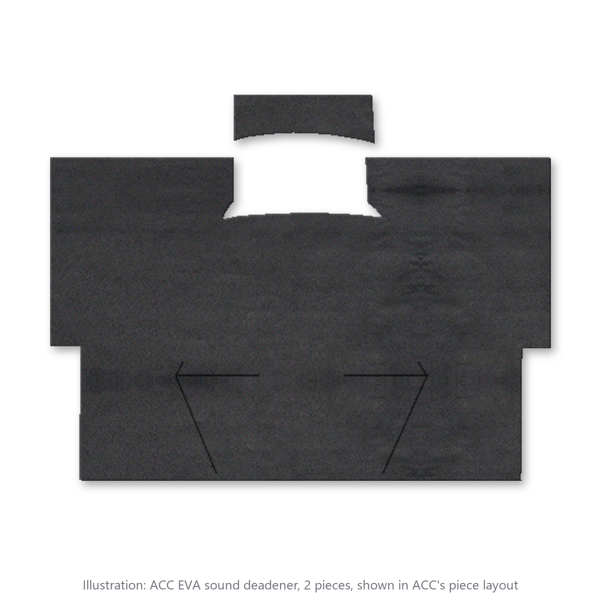 1989 Chevrolet V3500 Reg Cab EVA Sound Deadening Kit - 2-Piece - product image
