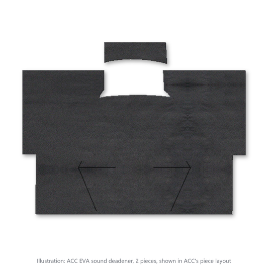 1973-1974 GMC K35/K3500 Pickup EVA Sound Deadening Kit - 2-Piece - product image