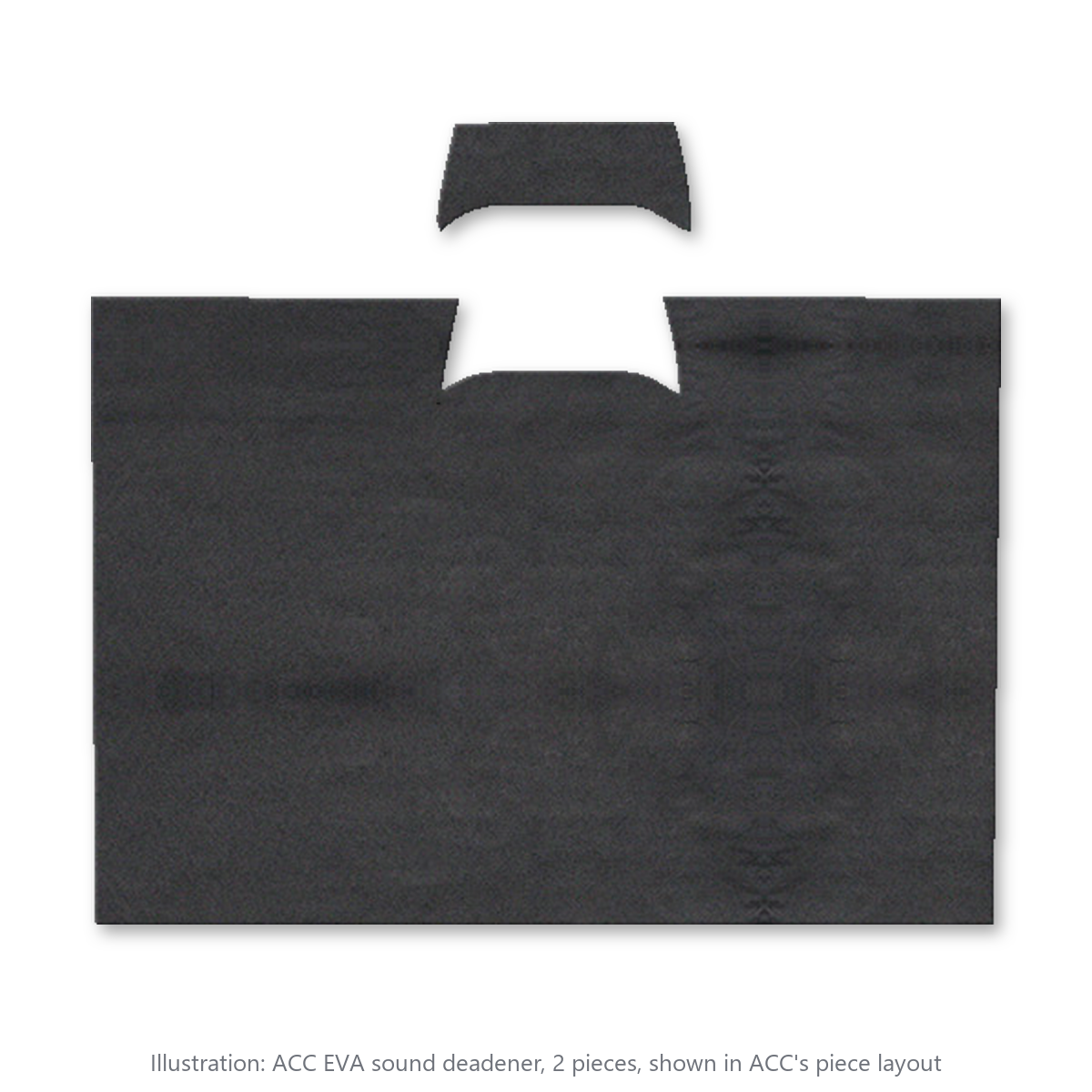2001-2002 GMC C3500HD Old Body Style EVA Sound Deadening Kit - 2-Piece - product image