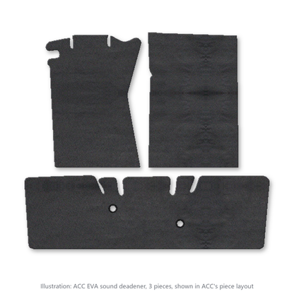 1965-1973 Ford Mustang Coupe Passenger Area EVA Sound Deadening Kit - 3-Piece - product image