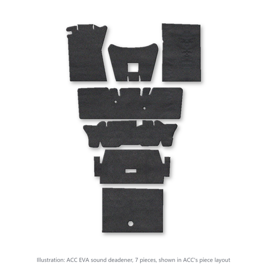 1965-1973 Ford Mustang Fastback EVA Sound Deadening Kit - 7-Piece - product image