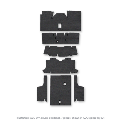 1969-1970 Mercury Cougar Convertible EVA Sound Deadening Kit - 7-Piece - product image