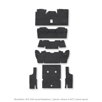 1967-1970 Mercury Cougar Coupe EVA Sound Deadening Kit - 7-Piece - product image