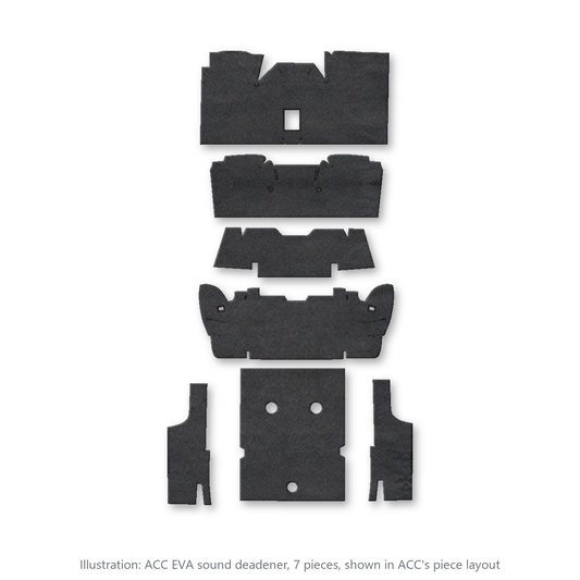 1967-1970 Mercury Cougar Coupe EVA Sound Deadening Kit - 7-Piece - product image