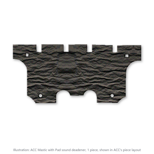 1979-1993 Ford Mustang Coupe Trunk Divider Mastic with Pad Sound Deadening Kit - 1-Piece - product image