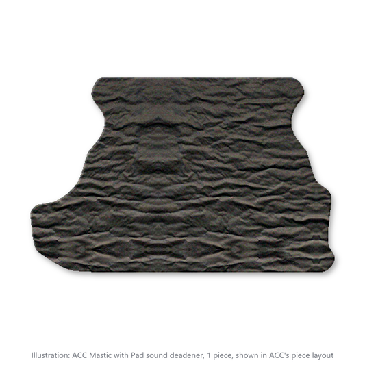 1979-1993 Ford Mustang Coupe Trunk Mastic with Pad Sound Deadening Kit - 1-Piece - product image