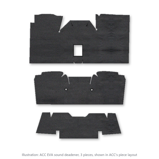 1968-1970 Mercury Cougar Coupe Passenger Area EVA Sound Deadening Kit - 3-Piece - product image
