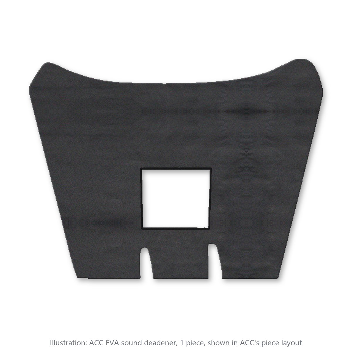 1965-1973 Ford Mustang Transmission Hump EVA Sound Deadening Kit - 1-Piece - product image
