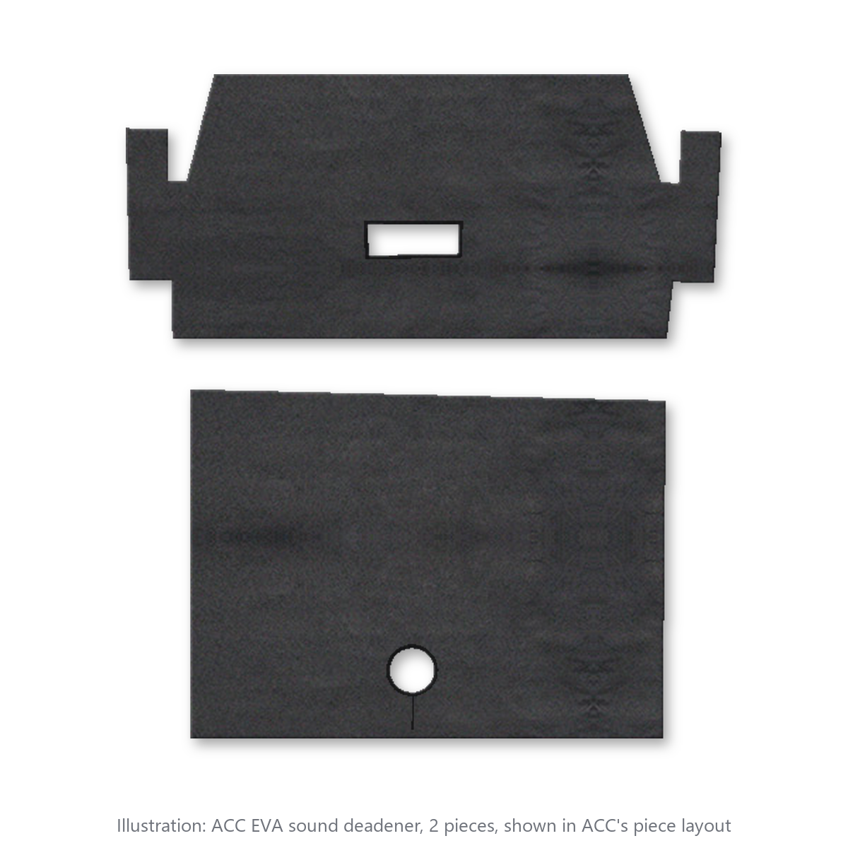 1965-1973 Ford Mustang Trunk Area EVA Sound Deadening Kit - 2-Piece - product image