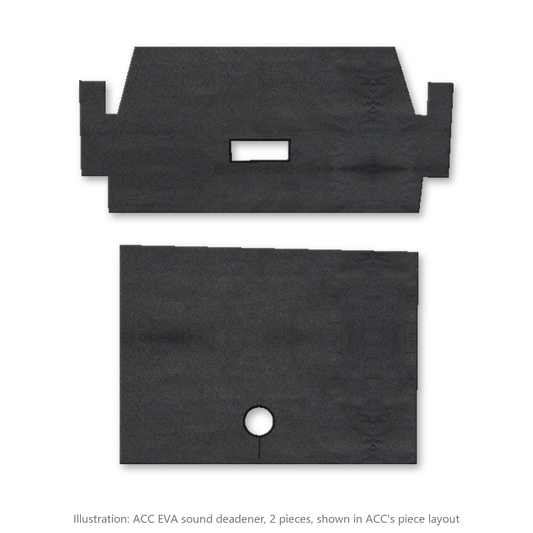 1965-1973 Ford Mustang Trunk Area EVA Sound Deadening Kit - 2-Piece - product image