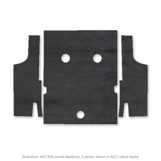1968-1970 Mercury Cougar Coupe Trunk Area EVA Sound Deadening Kit - 3-Piece - product image