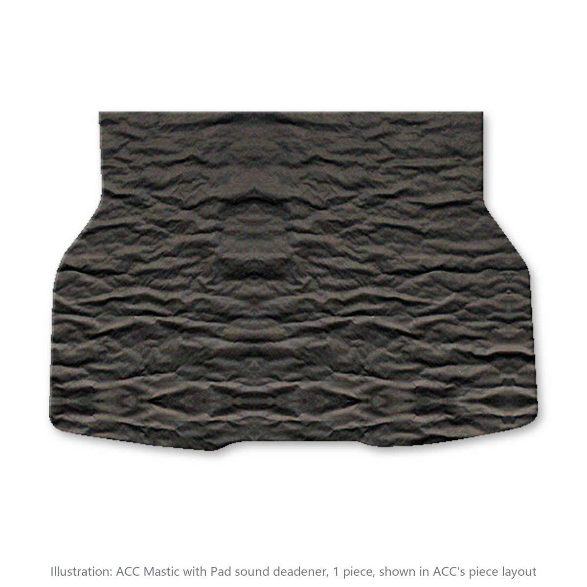 1987-1993 Ford Mustang Hatchback Cargo Area Mastic with Pad Sound Deadening Kit - 1-Piece - product image