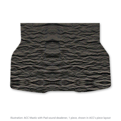 1987-1993 Ford Mustang Hatchback Cargo Area Mastic with Pad Sound Deadening Kit - 1-Piece - product image