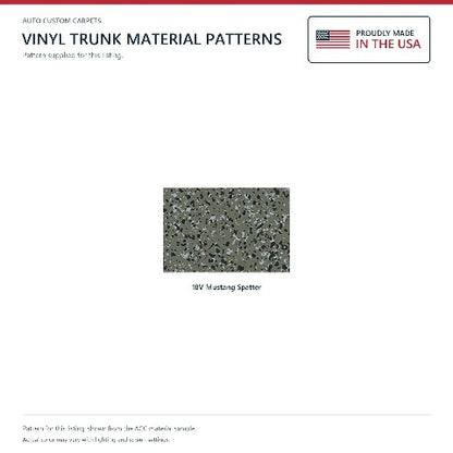 1970 Ford Maverick Vinyl Replacement Trunk Mat - 1-Piece - product details image 4
