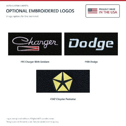 1966-1967 Dodge Charger Loop Replacement Trunk Mat - 1-Piece - product details image 6