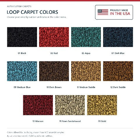 1966-1967 Dodge Charger Loop Replacement Trunk Mat - 1-Piece - product details image 7