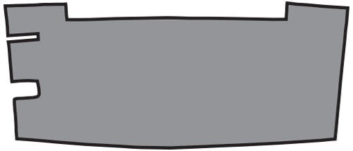 1964-1966 Plymouth Barracuda Vinyl Replacement Trunk Mat - 1-Piece - product details image 2