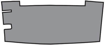 1964-1966 Plymouth Barracuda Vinyl Replacement Trunk Mat - 1-Piece - product details image 2