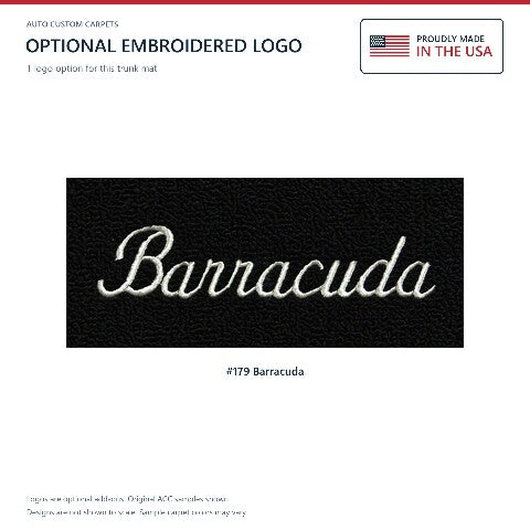 1964-1966 Plymouth Barracuda Loop Replacement Trunk Mat - 1-Piece - product details image 4