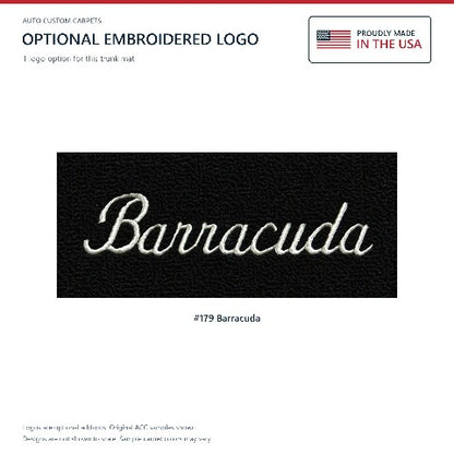 1964-1966 Plymouth Barracuda Loop Replacement Trunk Mat - 1-Piece - product details image 4