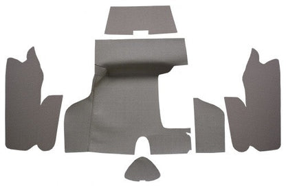 1955-1956 Mercury Montclair Burtex Replacement Trunk Mat 2DR Convertible with Boards - 6-Piece - product image