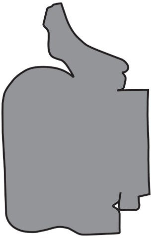 1959-1960 Chevy Impala Left Side Cardboard Trunk Board - 1-Piece - product details image 2