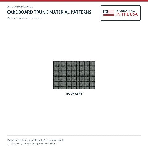 1959-1960 Chevy Impala Right Side Cardboard Trunk Board - 1-Piece - product details image 3