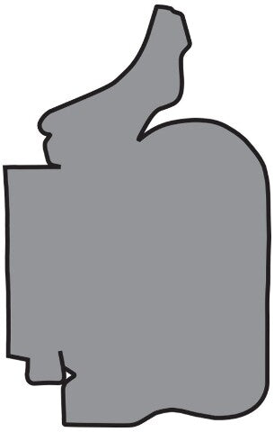 1959-1960 Chevy Impala Right Side Cardboard Trunk Board - 1-Piece - product details image 2