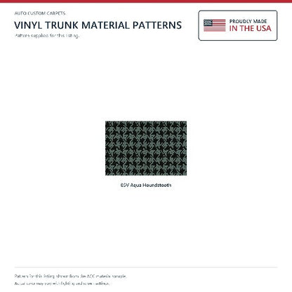 1970-1972 Pontiac Firebird Molded Vinyl Replacement Trunk Mat - 1-Piece - product details image 3