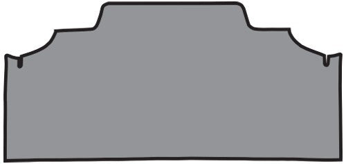 1972-1973 Mercury Montego GT Vinyl Replacement Trunk Mat - 1-Piece - product details image 2