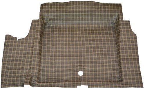 1965-1968 Ford Mustang Fastback Molded Vinyl Replacement Trunk Mat - 1-Piece - product image