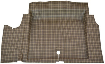 1965-1968 Ford Mustang Fastback Molded Vinyl Replacement Trunk Mat - 1-Piece - product image