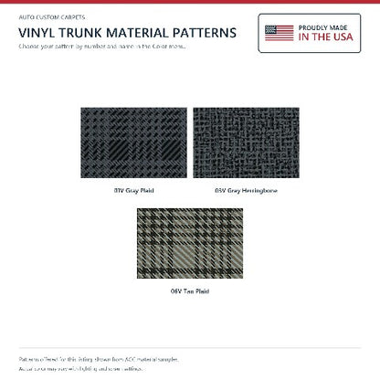 1967-1969 Dodge Dart 2DR Convertible Vinyl Replacement Trunk Mat - 1-Piece - product details image 4