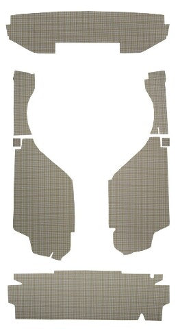 1957 Ford Skyliner Retractable Hardtop Cardboard Trunk Board - 8-Piece - product image