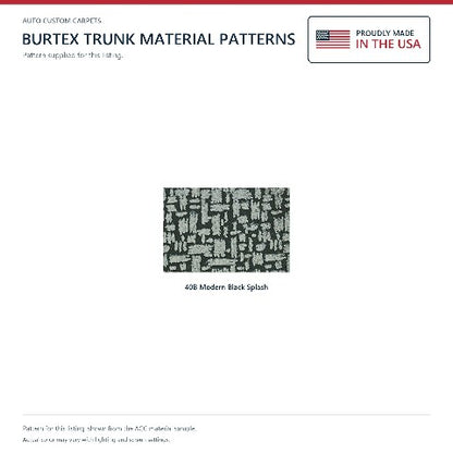 1957-1958 Buick Century Burtex Replacement Trunk Mat - 2-Piece - product details image 3