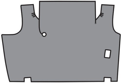1968-1969 Mercury Cyclone GT Vinyl Replacement Trunk Mat - 1-Piece - product details image 2