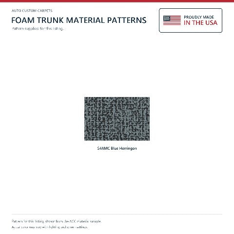 1967-1969 American Motors Ambassador Foam Replacement Trunk Mat - 1-Piece - product details image 4