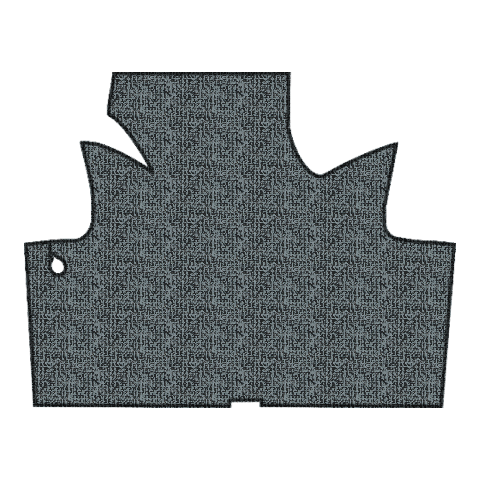 1967-1969 American Motors Ambassador Foam Replacement Trunk Mat - 1-Piece - product image