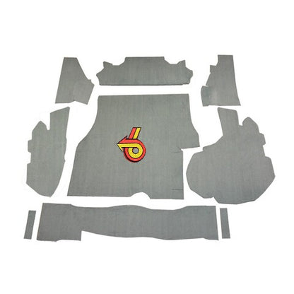 1984-1987 Buick Regal Grand National Cutpile Replacement Trunk Mat Kit with Boards - 9-Piece - product details image 9