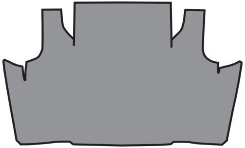1970-1971 Ford Torino GT 2DR Hardtop/Conv wo/Gas Filler Cut Vinyl Replacement Trunk Mat - 1-Piece - product details image 2