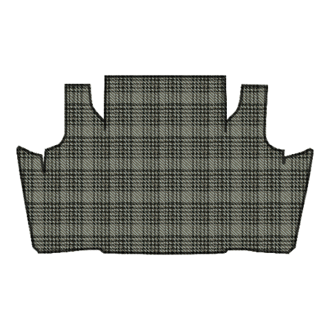 1970-1971 Ford Torino GT 2DR Hardtop/Conv wo/Gas Filler Cut Vinyl Replacement Trunk Mat - 1-Piece - product image