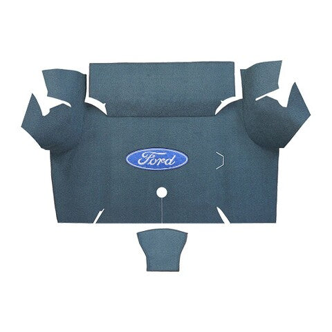 1967-1968 Ford Mustang Coupe Loop Trunk Kit Floor Only - 2-Piece - product details image 5