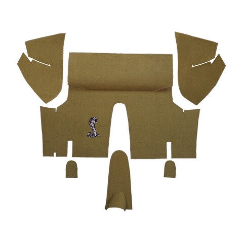 1971-1973 Ford Mustang Coupe Nylon Trunk Kit Floor Only - 6-Piece - product details image 6