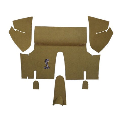 1971-1973 Ford Mustang Coupe Nylon Trunk Kit Floor Only - 6-Piece - product details image 6
