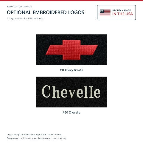 1968-1969 Chevy Chevelle Loop Replacement Trunk Mat in Carpet with Pad - 1-Piece - product details image 11