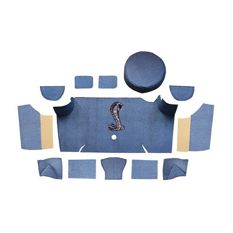 1967-1968 Ford Mustang Fastback Nylon Trunk Kit with Boards - 13-Piece - product details image 6