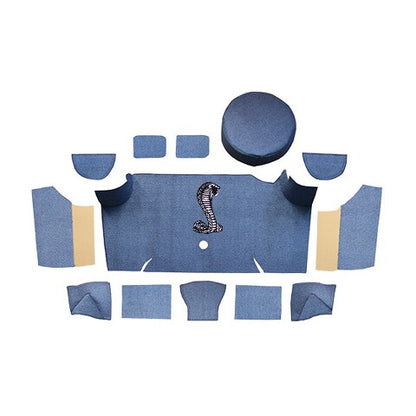 1967-1968 Ford Mustang Fastback Nylon Trunk Kit with Boards - 13-Piece - product details image 6