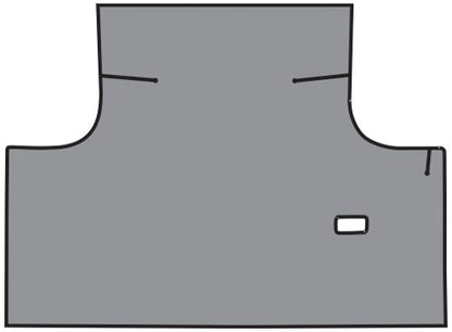 1969-1970 Chrysler 300 2DR Convertible Vinyl Replacement Trunk Mat - 1-Piece - product details image 2