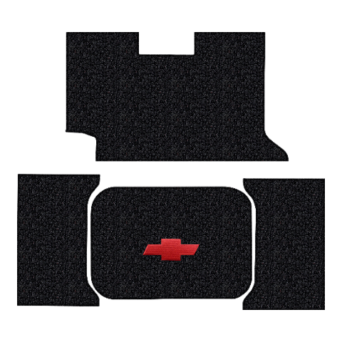 1961 Chevy Impala Loop Replacement Trunk Mat 2DR Convertible in Carpet with Pad - 4-Piece - product details image 2